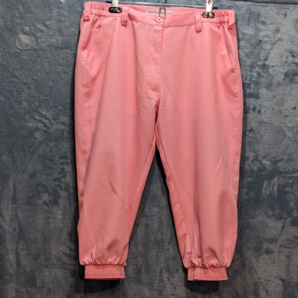 GolfKnickers.com Pink Golf Knickers Plus Fours Womens Size 14‎ Trousers Pants